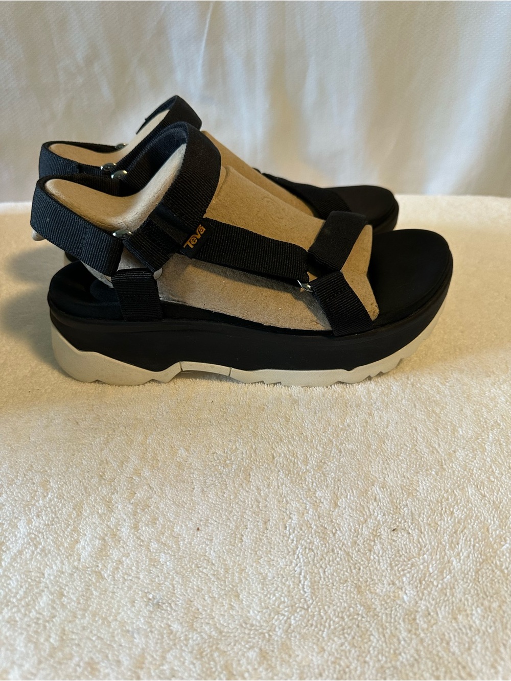 Teva Jadito Universal Black Sport Sandals Women’s Size 8 Platform Comfort - Picture 5 of 8